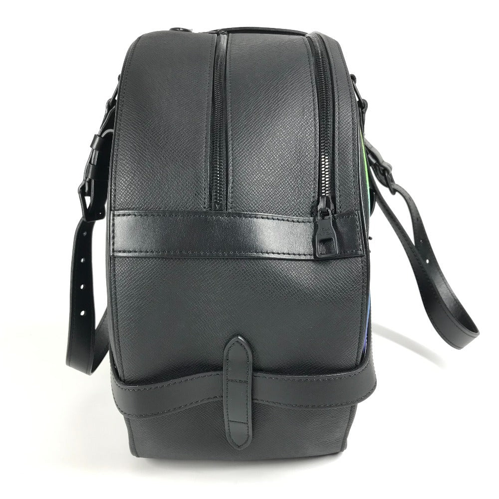 LOUIS VUITTON M30335 タイガ レインボー ソフト・ハット・トランク カバン 斜め掛け ポシェット ショルダーバッグ タイガレザー レディース アルドワーズ ブラック