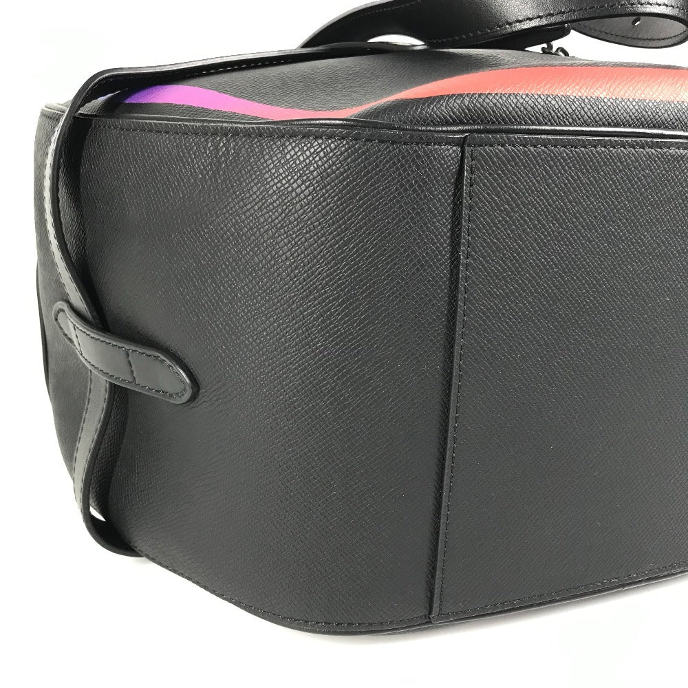 LOUIS VUITTON M30335 タイガ レインボー ソフト・ハット・トランク カバン 斜め掛け ポシェット ショルダーバッグ タイガレザー レディース アルドワーズ ブラック