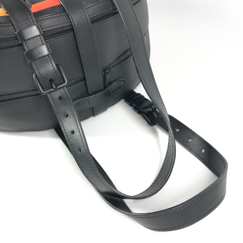 LOUIS VUITTON M30335 タイガ レインボー ソフト・ハット・トランク カバン 斜め掛け ポシェット ショルダーバッグ タイガレザー レディース アルドワーズ ブラック