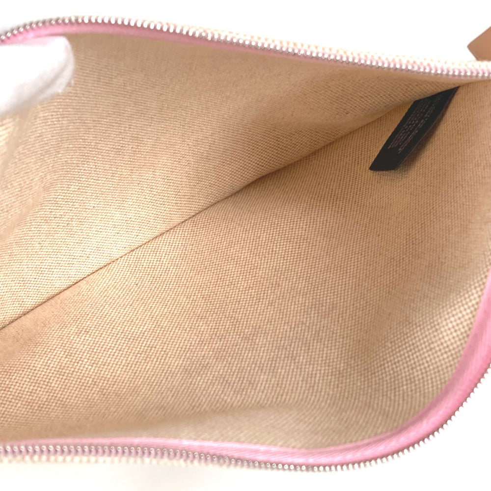 HERMES ヨッティングGM ヨッティング GM クラッチバッグ カバン メイクポーチ マルチポーチ ポーチ キャンバス ユニセックス ピンク