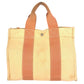 HERMES Coquillage PM Tote Bag with Pouch, Cotton, Unisex, Orange