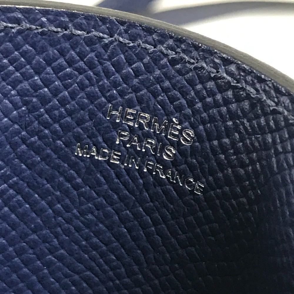HERMES スマホケース WAY ウェイ ポーチ ショルダーバッグ iphoneケース アイフォン スマートフォンケース エプソン ユニセックス ブルー