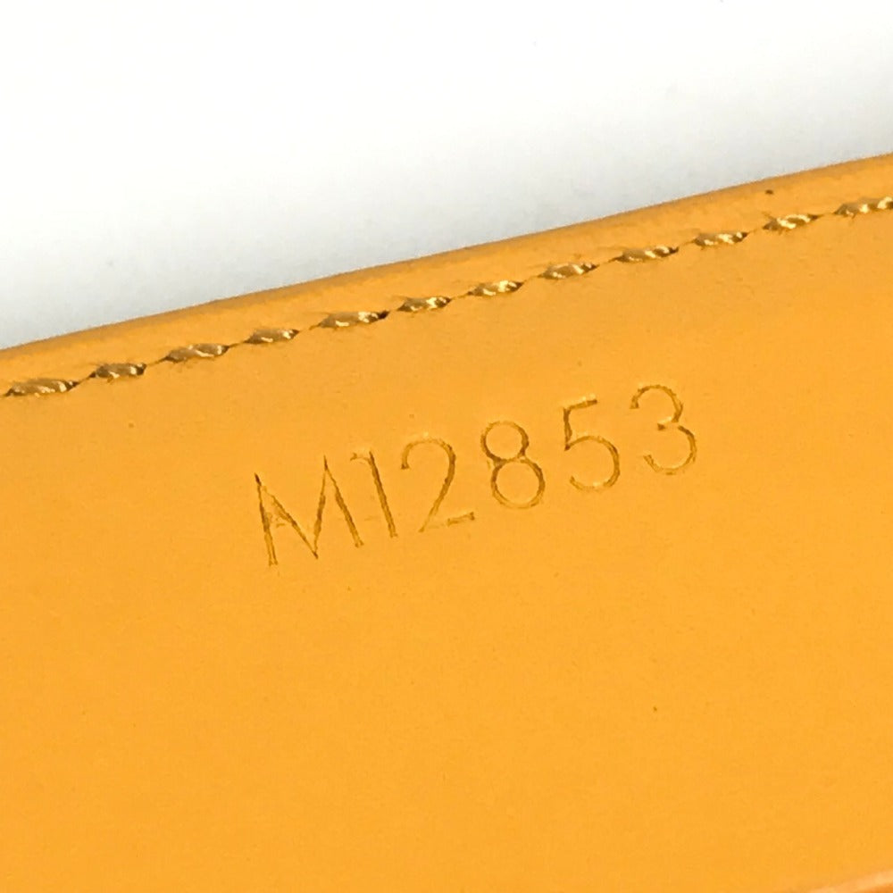 LOUIS VUITTON M12853 Monogram Macassar Porte Carte Magnet Business Card Holder, Pass Case, MagSafe Card Case, Monogram Canvas, Unisex, Saffron Yellow, Yellow