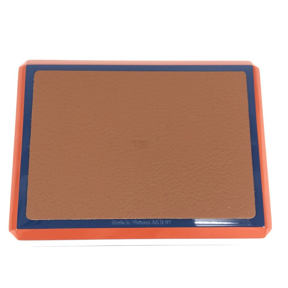 HERMES H401148M インテリア ボックス BOX カードゲーム ファセットポーカーＨティサージュ トランプ ゲーム ポーカー 雑貨 ラッカー ユニセックス ブルー・グラン・フォン ブルー