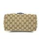 GUCCI 271101 GG パパガッロ オウム チャーム付き トートバッグ ハンドバッグ GGキャンバス/レザー キッズ ブルー