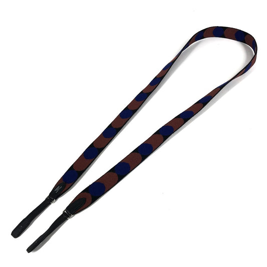 HERMES サングル フリッパーボール アクセサリー ショルダーストラップ レザー/キャンバス ユニセックス ブラウン