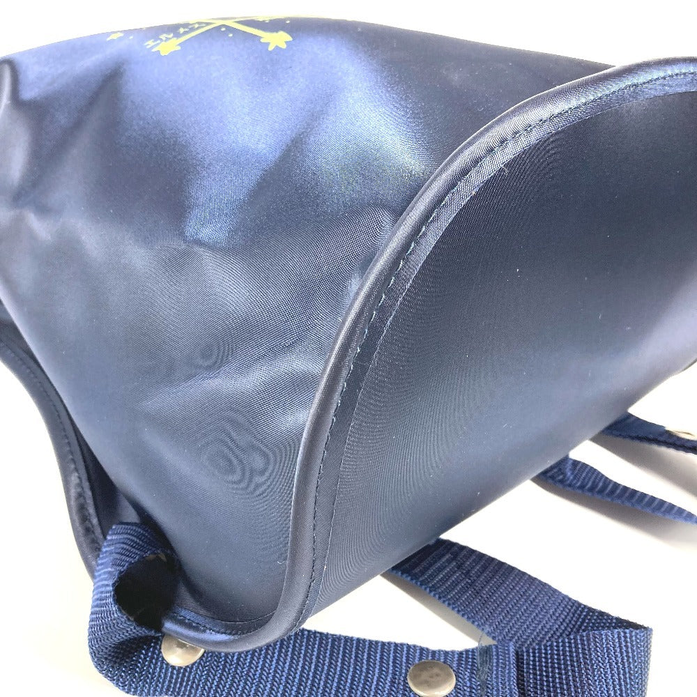HERMES シェルパ 星を巡る旅展 1999年 限定商品 カバン バックパック リュックサック ナイロン ユニセックス ネイビー