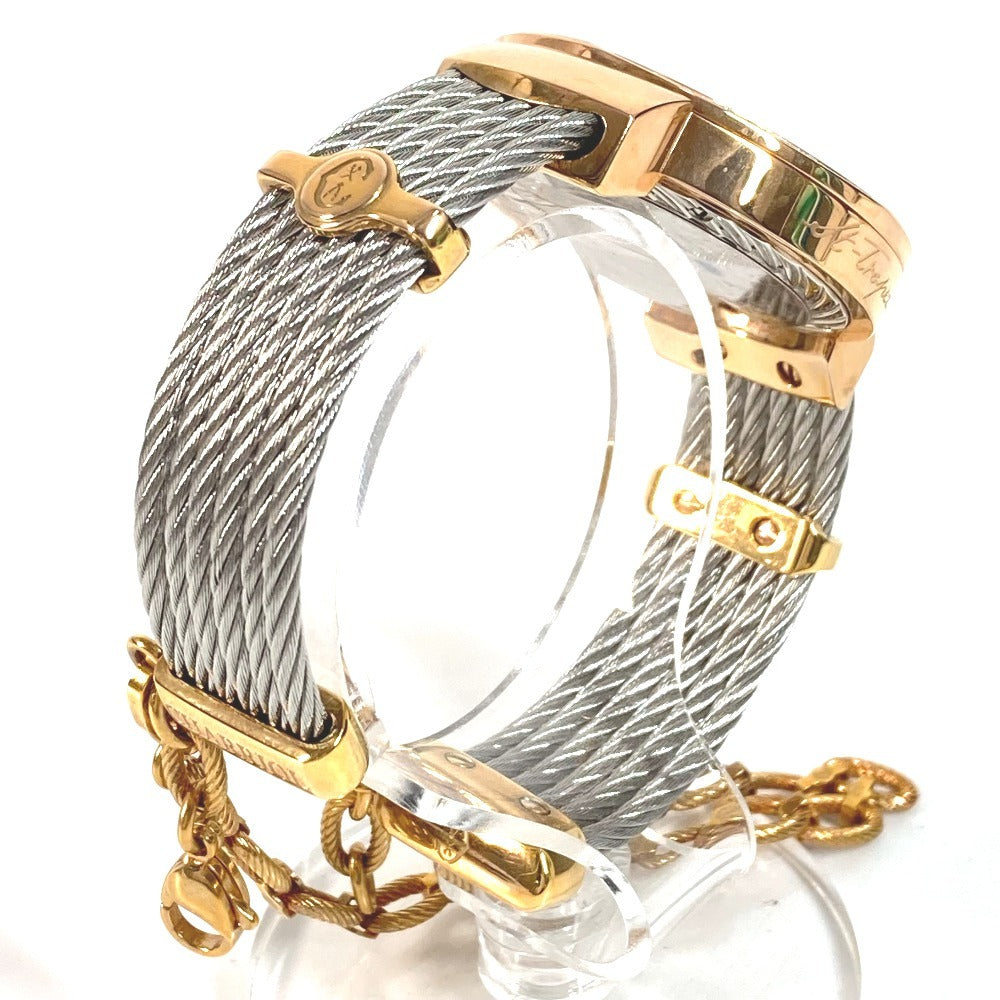 CHARRIOL ST35PD1.560.010 ジルコニア ホワイトシェル St.TROPEZ サントロペ 35 サントロペ35 レディースウォッチ ウォッチ 時計 バングルウォッチ 腕時計 SS レディース シルバー