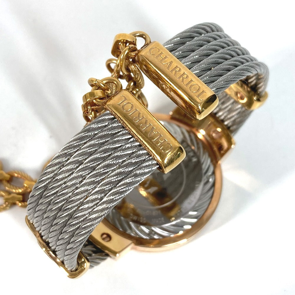 CHARRIOL ST35PD1.560.010 ジルコニア ホワイトシェル St.TROPEZ サントロペ 35 サントロペ35 レディースウォッチ ウォッチ 時計 バングルウォッチ 腕時計 SS レディース シルバー