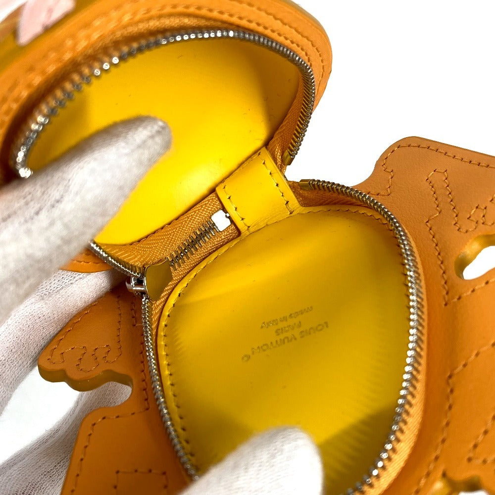 LOUIS VUITTON M02215 モノグラム バッグチャーム・LV フロッグ バッグチャーム 蛙 カエル イヤフォンケース コインケース キーホルダー モノグラムキャンバス ユニセックス イエロー