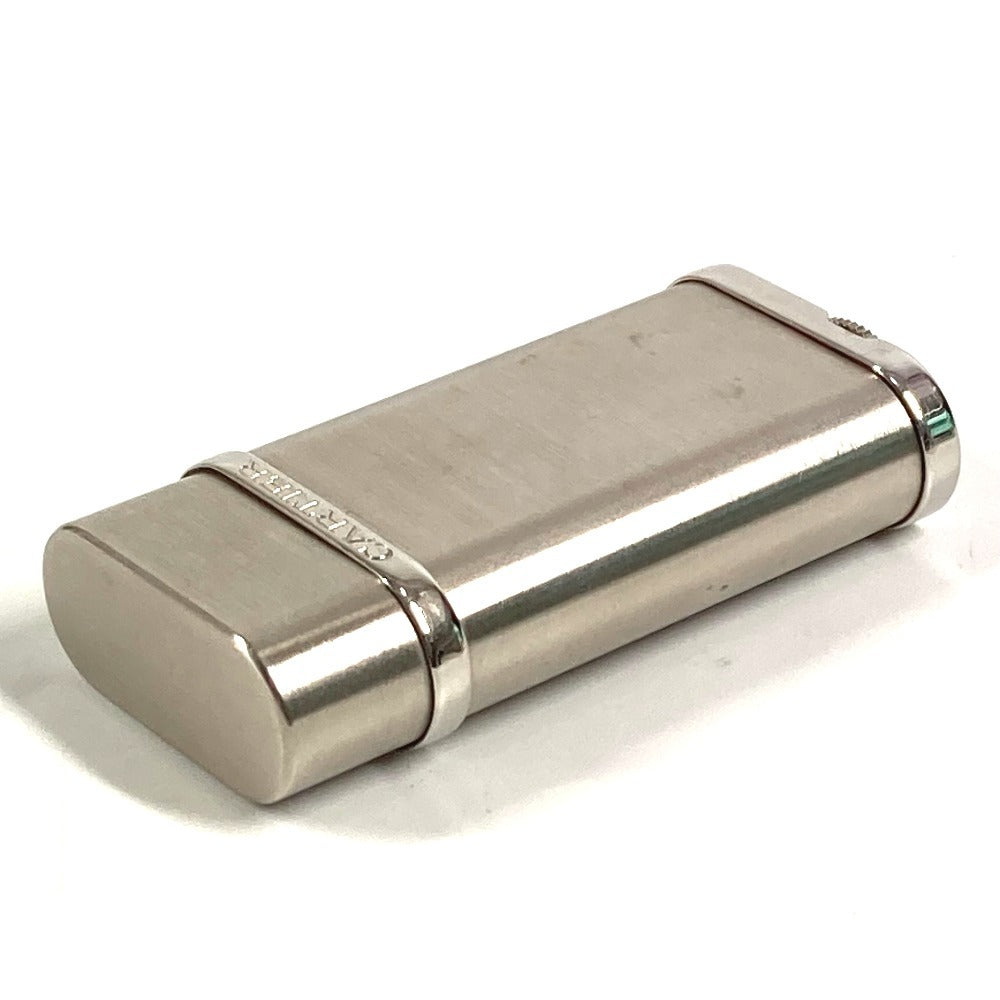 CARTIER 喫煙具 ロゴ ライター SS ユニセックス シルバー