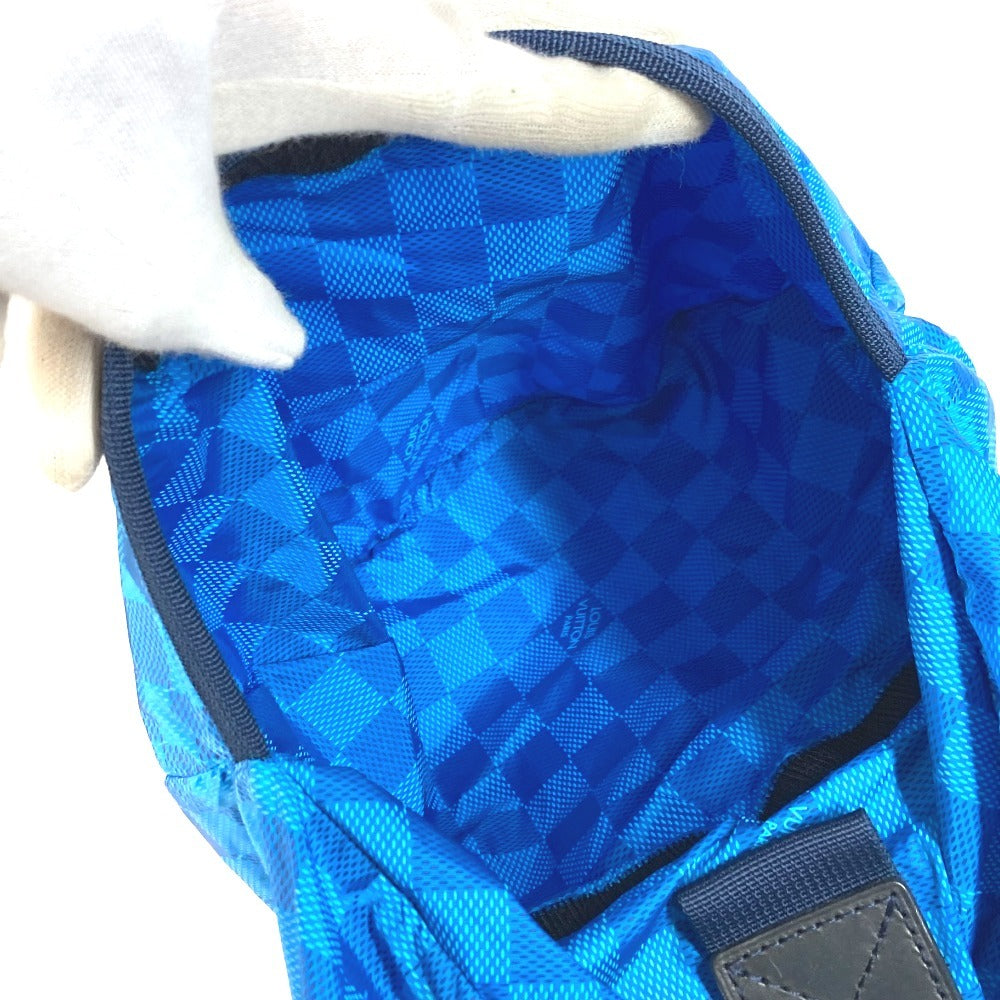 LOUIS VUITTON M97057 ダミエ アバンチュール プラクティカル ショルダーバッグ 肩掛け 旅行バッグ トラベルバッグ ボストンバッグ レザー/ナイロン ユニセックス ブルー