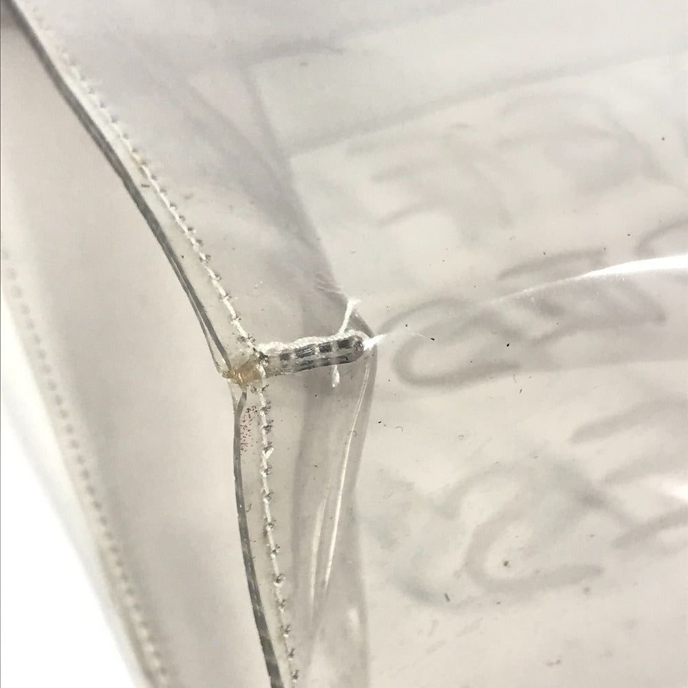 HERMES ビニールケリー ロゴ ビニール ケリー カバン トートバッグ ハンドバッグ ビニール レディース クリア