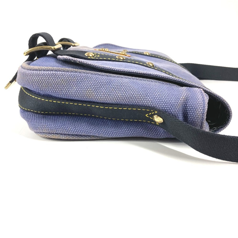 LOUIS VUITTON M40081 Antigua Buzas PM Shoulder Tote Bag, Canvas, Unisex, Blue