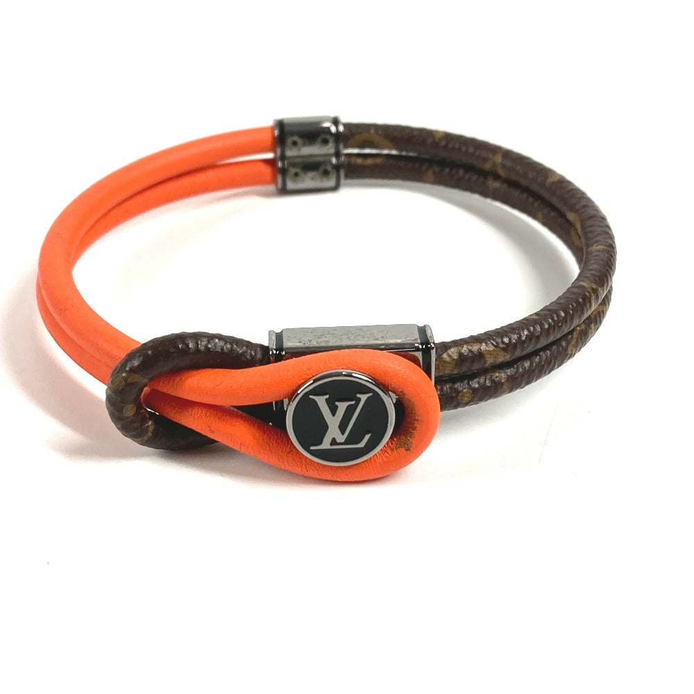 LOUIS VUITTON M8091 モノグラム ブラスレ ループイット アクセサリー バングル ブレスレット モノグラムキャンバス ユニセックス ブラウン