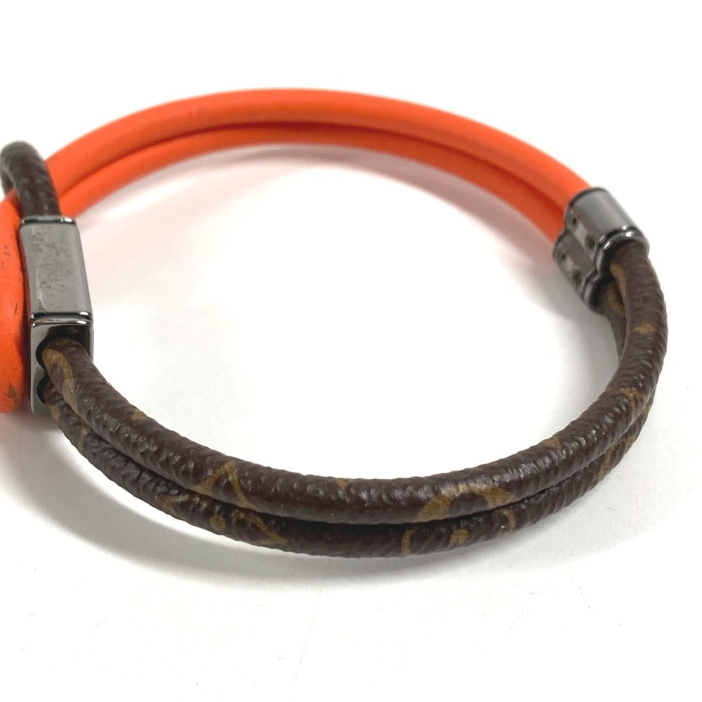 LOUIS VUITTON M8091 モノグラム ブラスレ ループイット アクセサリー バングル ブレスレット モノグラムキャンバス ユニセックス ブラウン