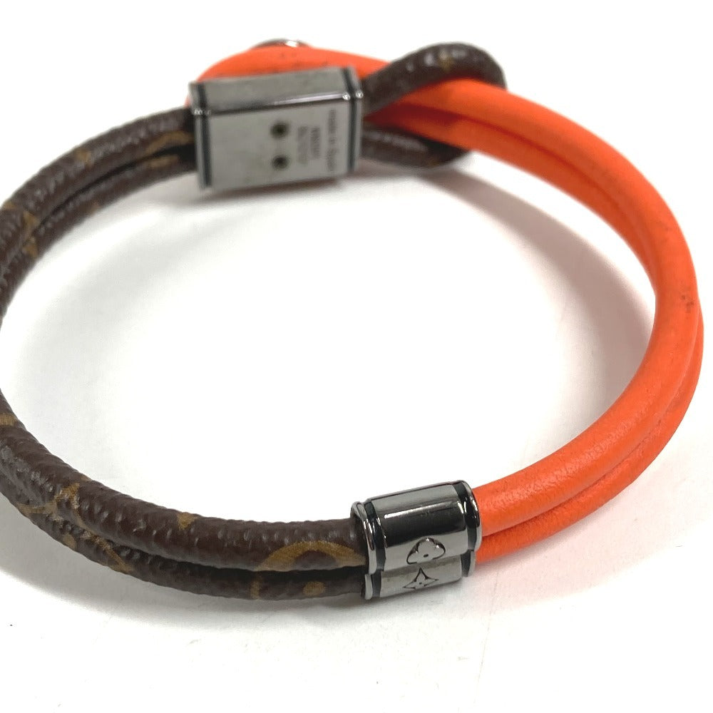 LOUIS VUITTON M8091 モノグラム ブラスレ ループイット アクセサリー バングル ブレスレット モノグラムキャンバス ユニセックス ブラウン