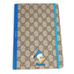 GUCCI 不明 ディズニー DISNEY コラボ ドナルドダック ノート メモ帳 GGスプリーム ステーショナリー ノートブック GGスプリームキャンバス ユニセックス ブルー