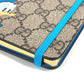 GUCCI Disney collaboration Donald Duck notebook, GG Supreme canvas, unisex, blue