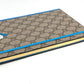 GUCCI Disney collaboration Donald Duck notebook, GG Supreme canvas, unisex, blue