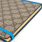 GUCCI Disney collaboration Donald Duck notebook, GG Supreme canvas, unisex, blue