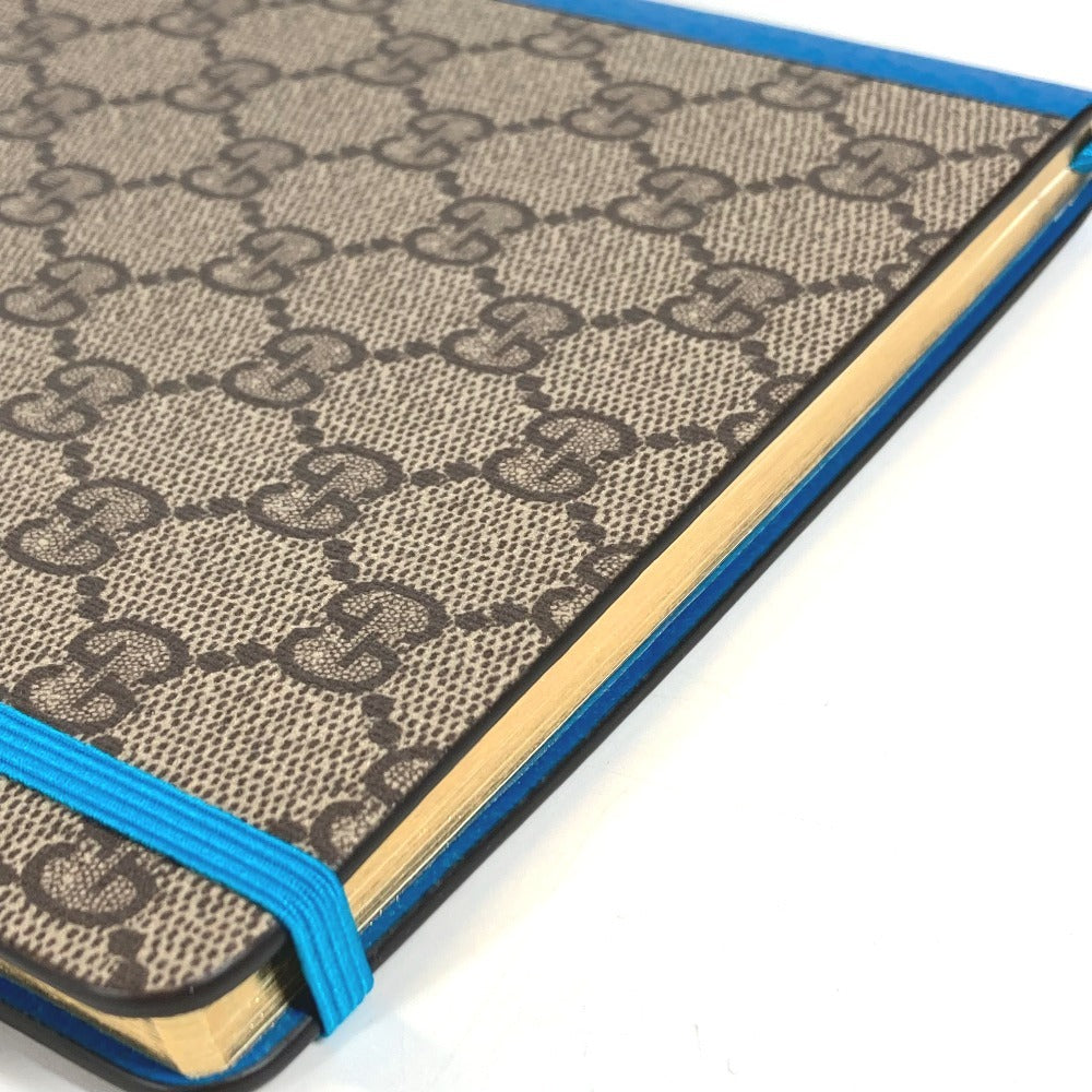 GUCCI Disney collaboration Donald Duck notebook, GG Supreme canvas, unisex, blue