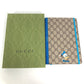 GUCCI Disney collaboration Donald Duck notebook, GG Supreme canvas, unisex, blue
