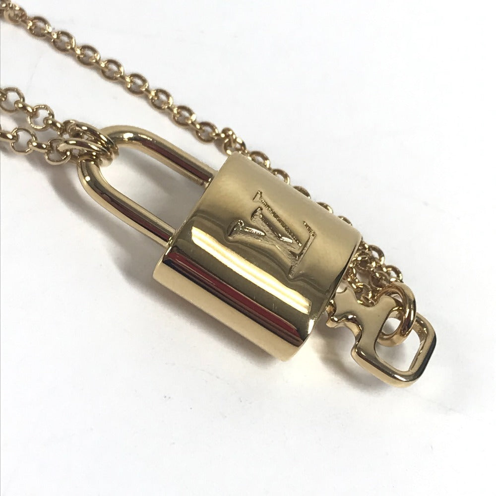 LOUIS VUITTON M00567 カデナ ロゴ コリエ LVロッキー チェーンネックレス アクセサリー ネックレス メタル レディース ゴールド