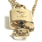 LOUIS VUITTON M00567 カデナ ロゴ コリエ LVロッキー チェーンネックレス アクセサリー ネックレス メタル レディース ゴールド