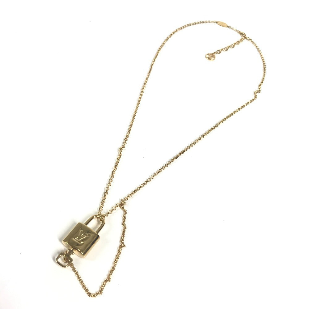 LOUIS VUITTON M00567 カデナ ロゴ コリエ LVロッキー チェーンネックレス アクセサリー ネックレス メタル レディース ゴールド