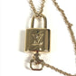 LOUIS VUITTON M00567 カデナ ロゴ コリエ LVロッキー チェーンネックレス アクセサリー ネックレス メタル レディース ゴールド