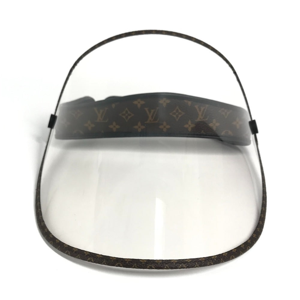 LOUIS VUITTON M76727 モノグラム ビジェール LV シールド 帽子 フェイスシールド バイザー サンバイザー モノグラムキャンバス ユニセックス ブラウン