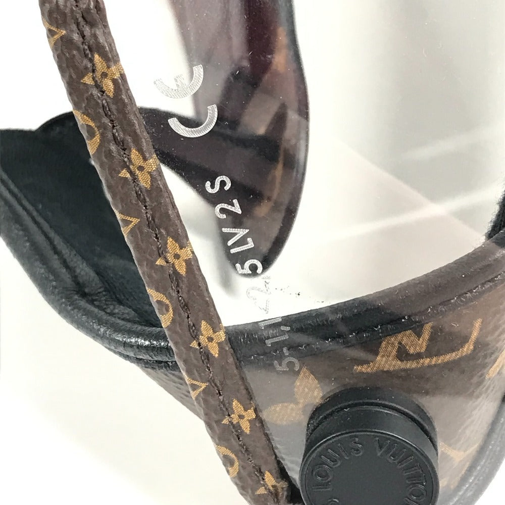 LOUIS VUITTON M76727 モノグラム ビジェール LV シールド 帽子 フェイスシールド バイザー サンバイザー モノグラムキャンバス ユニセックス ブラウン