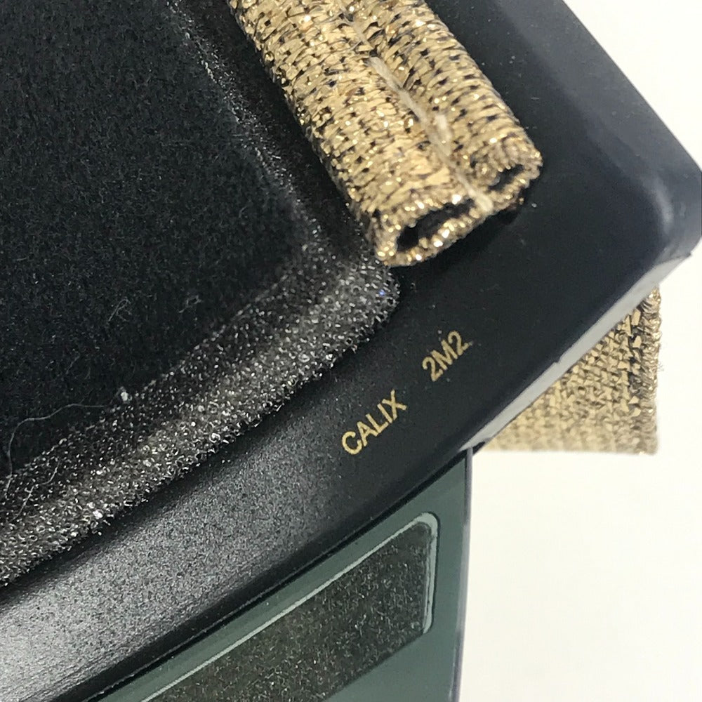 JIMMY CHOO ロゴ ラメ 帽子 バイザー サンバイザー プラスチック レディース ゴールド