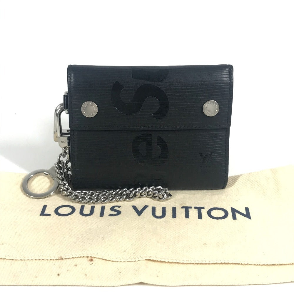 LOUIS VUITTON M67711 エピ シュプリーム supreme コラボ チェーンウォレット CH.CP WALLET CH.CP WALLET 3つ折り財布 エピレザー ユニセックス ノワール ブラック