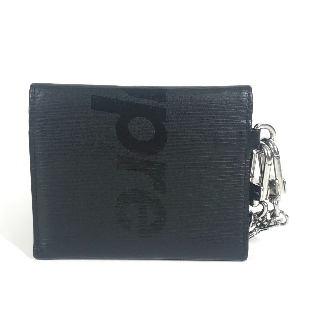 LOUIS VUITTON M67711 エピ シュプリーム supreme コラボ チェーンウォレット CH.CP WALLET CH.CP WALLET 3つ折り財布 エピレザー ユニセックス ノワール ブラック