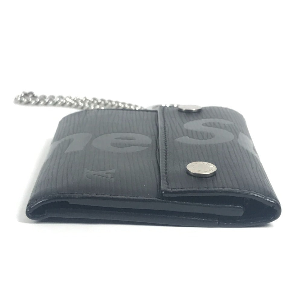 LOUIS VUITTON M67711 エピ シュプリーム supreme コラボ チェーンウォレット CH.CP WALLET CH.CP WALLET 3つ折り財布 エピレザー ユニセックス ノワール ブラック