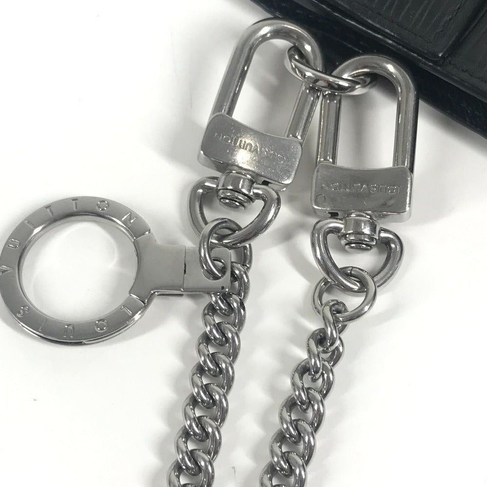 LOUIS VUITTON M67711 エピ シュプリーム supreme コラボ チェーンウォレット CH.CP WALLET CH.CP WALLET 3つ折り財布 エピレザー ユニセックス ノワール ブラック
