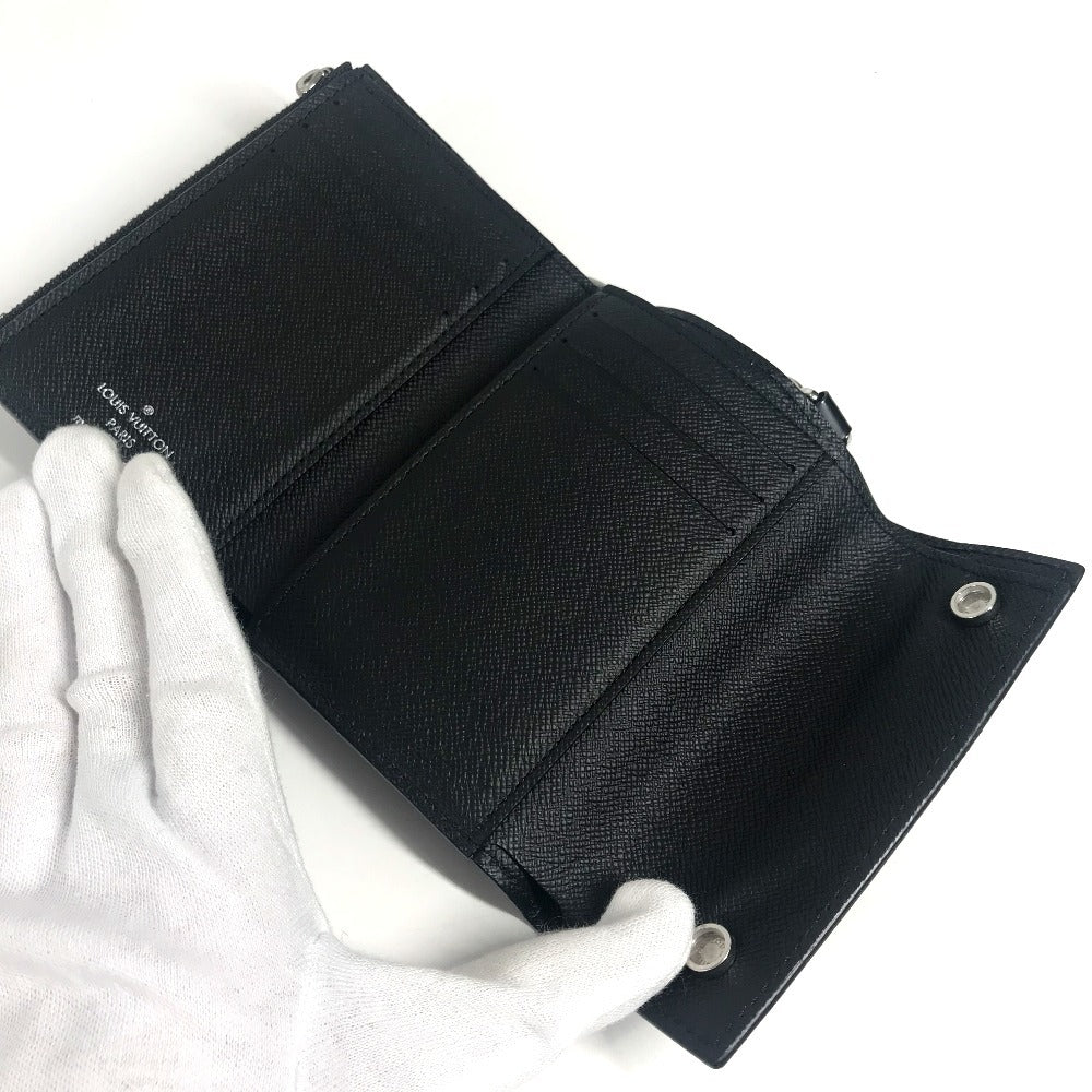 LOUIS VUITTON M67711 エピ シュプリーム supreme コラボ チェーンウォレット CH.CP WALLET CH.CP WALLET 3つ折り財布 エピレザー ユニセックス ノワール ブラック