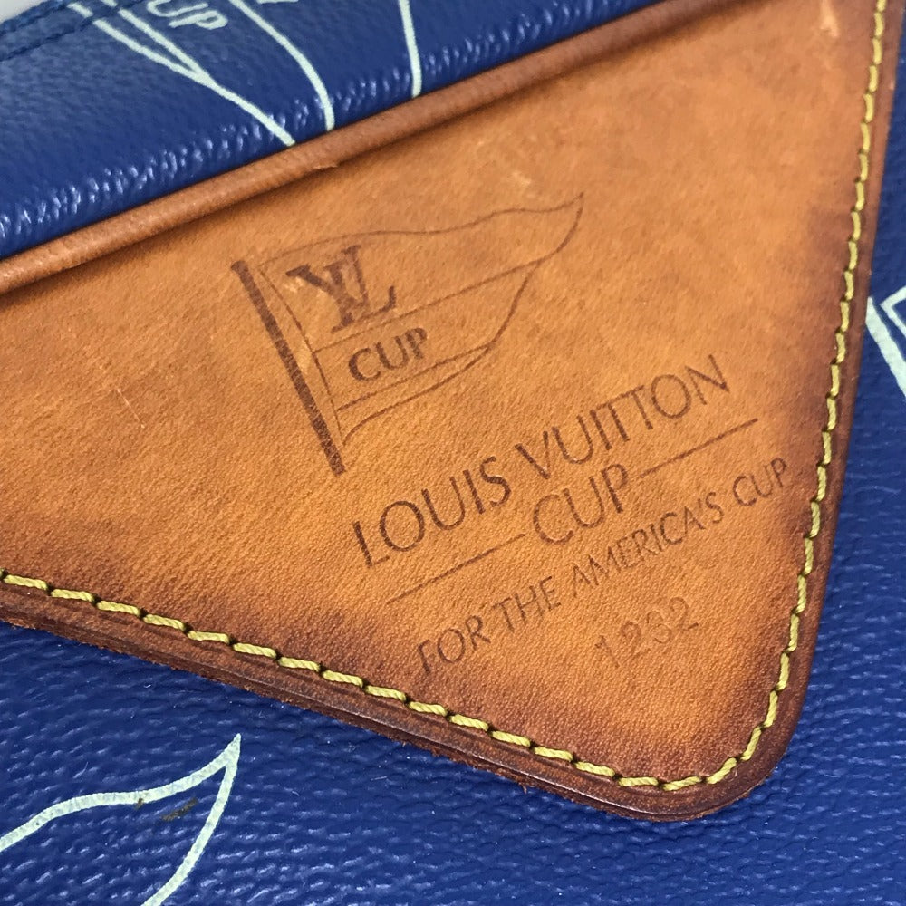 LOUIS VUITTON M80010 LVカップ louis vuitton cup サック サンディエゴ 斜め掛け ポシェット カバン ショルダーバッグ レザー ユニセックス ブルー