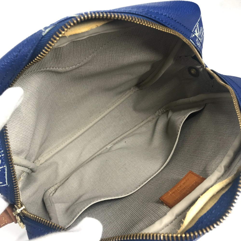 LOUIS VUITTON M80010 LVカップ louis vuitton cup サック サンディエゴ 斜め掛け ポシェット カバン ショルダーバッグ レザー ユニセックス ブルー