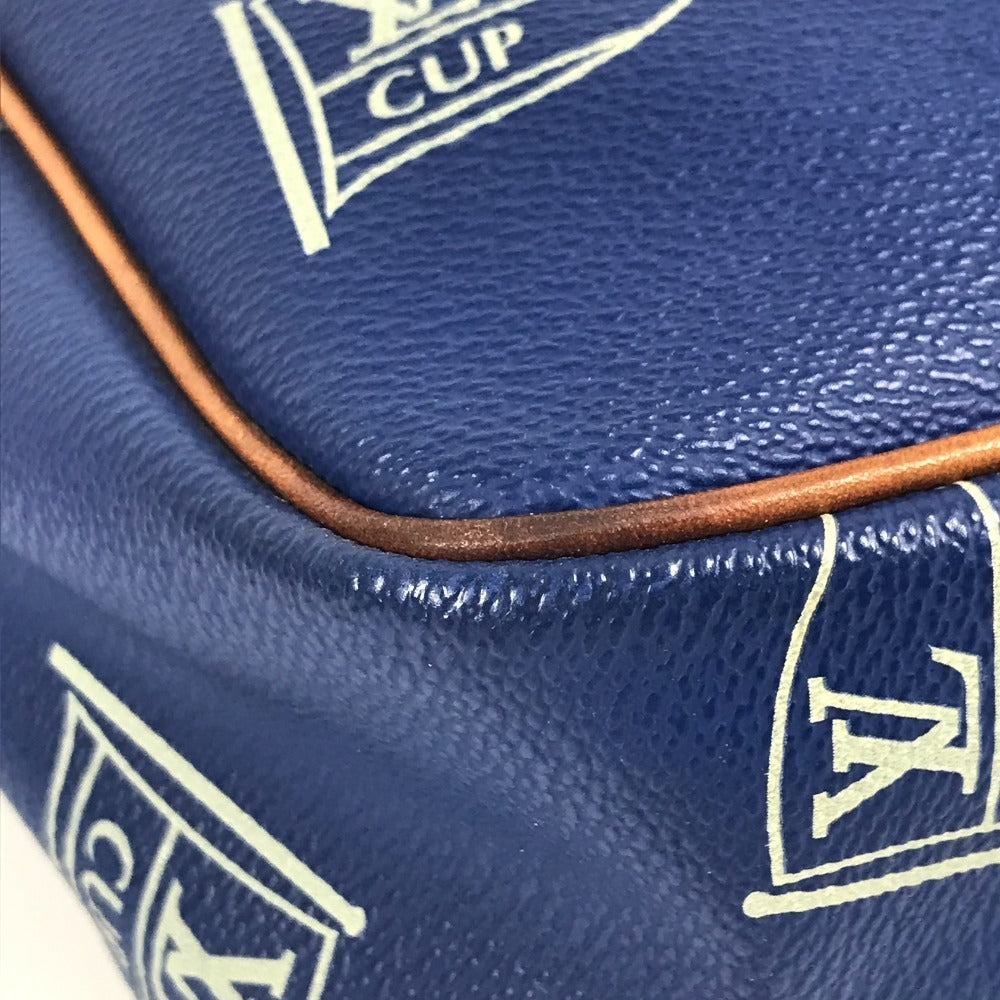 LOUIS VUITTON M80010 LVカップ louis vuitton cup サック サンディエゴ 斜め掛け ポシェット カバン ショルダーバッグ レザー ユニセックス ブルー