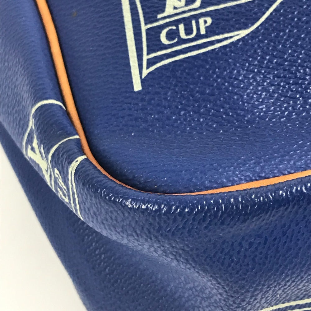 LOUIS VUITTON M80010 LVカップ louis vuitton cup サック サンディエゴ 斜め掛け ポシェット カバン ショルダーバッグ レザー ユニセックス ブルー