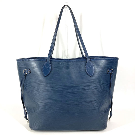 LOUIS VUITTON M40885 Epi Neverfull MM Tote Bag, Shoulder Bag, Epi Leather, Unisex, Indigo Blue, Navy