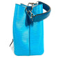 LOUIS VUITTON M57691 Epi NeoNoe BB Bucket Bag, Epi Leather Handbag, Women's, Turquoise Blue