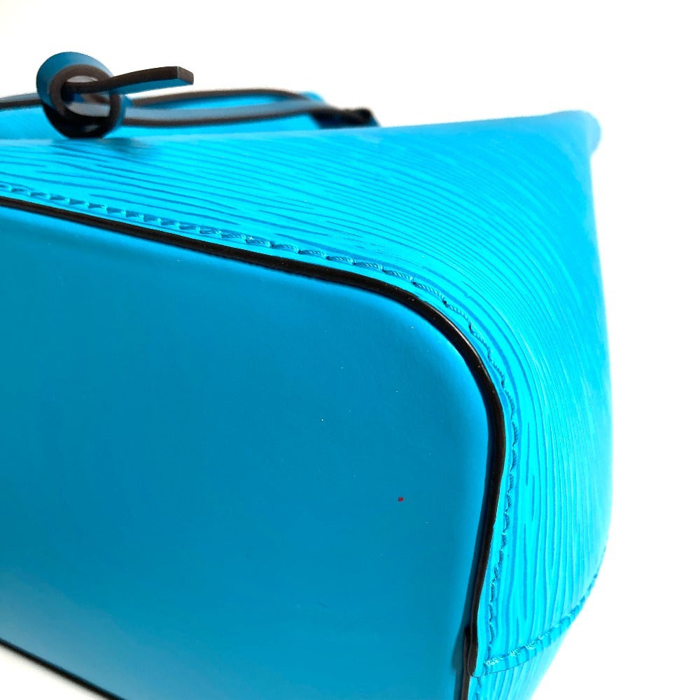 LOUIS VUITTON M57691 Epi NeoNoe BB Bucket Bag, Epi Leather Handbag, Women's, Turquoise Blue