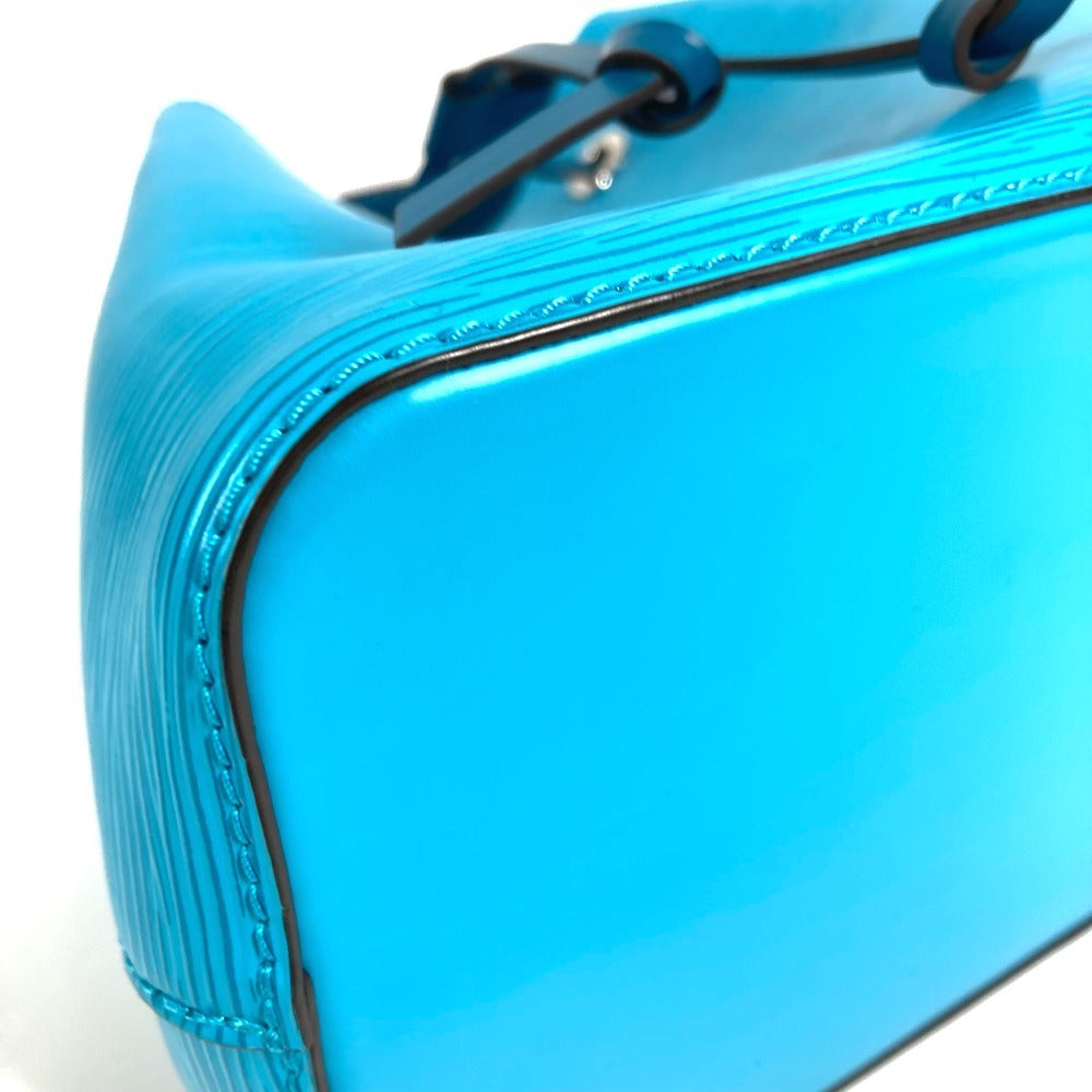 LOUIS VUITTON M57691 Epi NeoNoe BB Bucket Bag, Epi Leather Handbag, Women's, Turquoise Blue