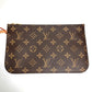 LOUIS VUITTON M25008 Damiera Summer Shopper Tote with Pouch, MM, Handbag, Shoulder Bag, Raffia, Unisex, Natural Beige