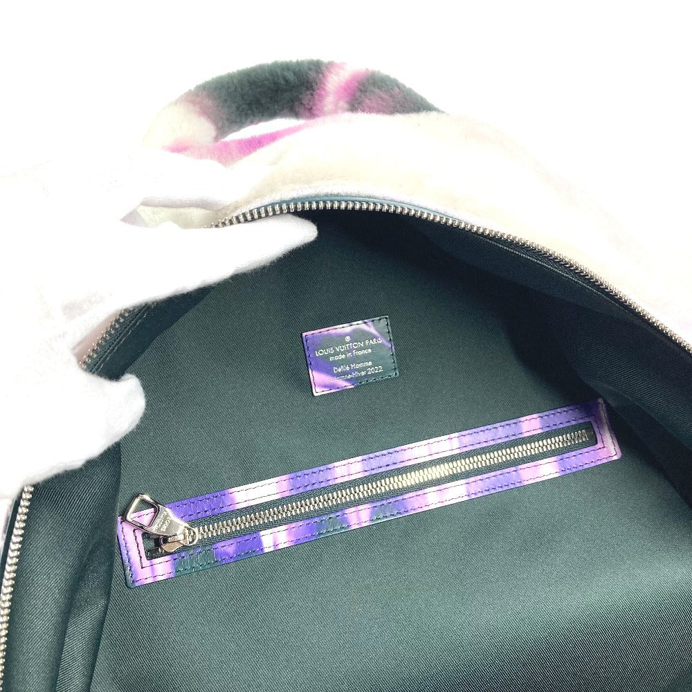 LOUIS VUITTON M20910 Virgil Abloh Esprit Backpack, Multi-Pocket, Fur, Purple, Men's