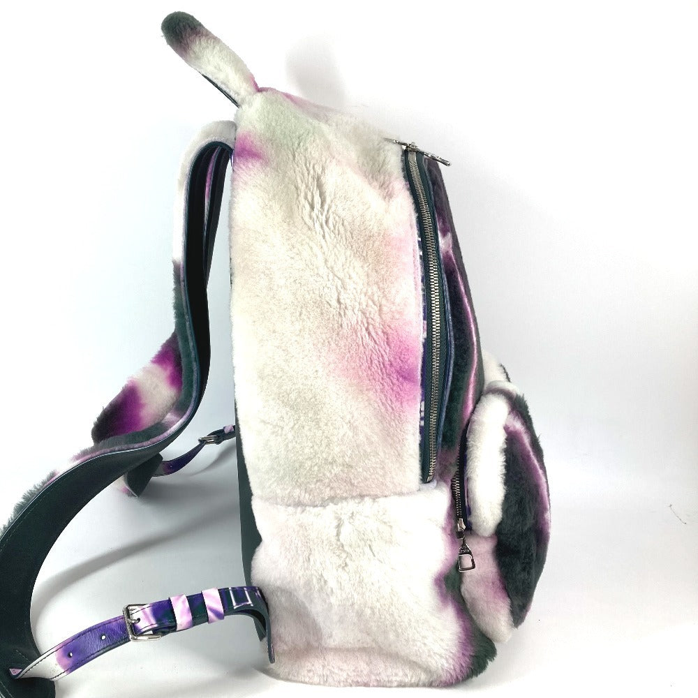 LOUIS VUITTON M20910 Virgil Abloh Esprit Backpack, Multi-Pocket, Fur, Purple, Men's